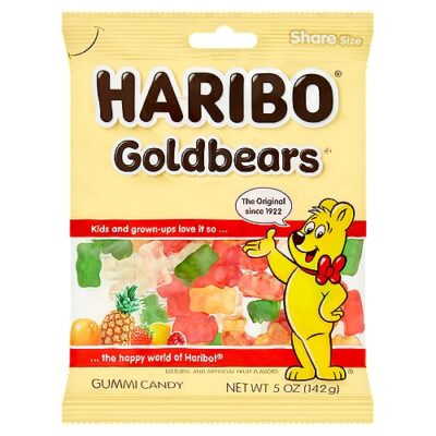 Haribo Kosher Goldbears Share Size Gummy Candies (5.29 oz)
