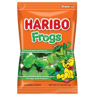 Haribo Share Size Mini Rainbow Frogs Gummi Candy (5 oz)