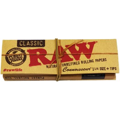 Raw Classic Paper 1 1/4 size+ Tips